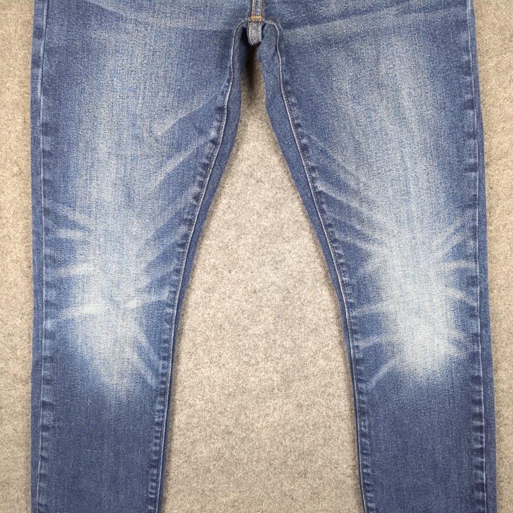 J.Crew 250 Skinny Jeans Mens‎ Medium Wash Blue Denim Slim Fit 30x34 - Picture 6 of 15